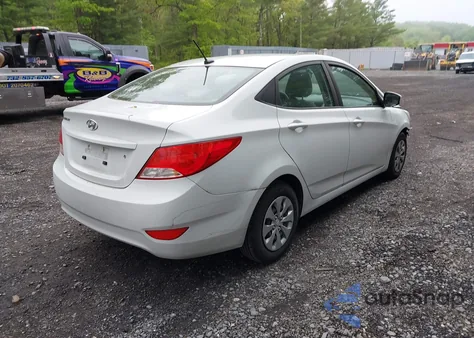 2017 Hyundai Accent Se z USA, uszkodzony, nr VIN KMHCT4AE3HU366556